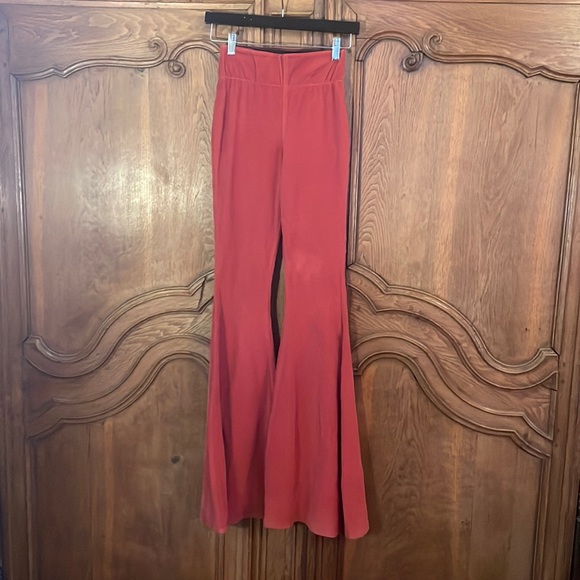 Show Me Your MuMu Denim - Mumu Blue Corduroy Red Pants